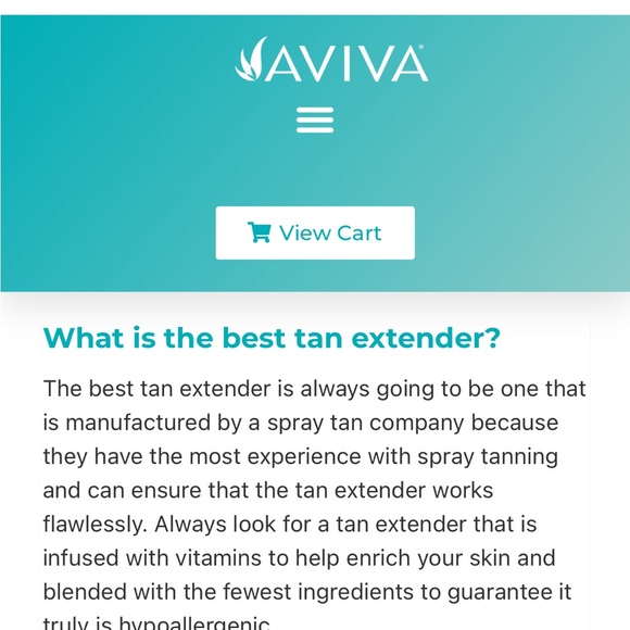 Spray Tanners Rejoice!! Set of Aviva Shower Glow & Skin Glow! Almost new! - Picture 4 of 6